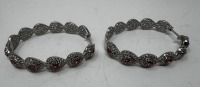 18K Gold & Diamond Hoop Earrings (Dayton, NJ)