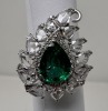 18K Gold, Diamond & Emerald Ring (Dayton, NJ)