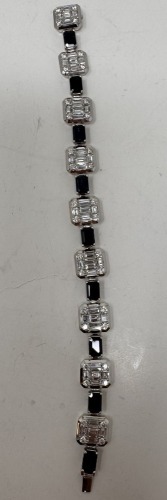 18K Gold Sapphire & Diamond Bracelet (Dayton, NJ)