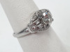 Platinum Art Deco Diamond Ring - 3