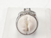 Platinum Art Deco Diamond Ring - 4