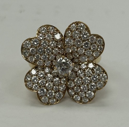 18K Gold Van Cleef & Arpels Diamond Ring (Dayton, NJ)