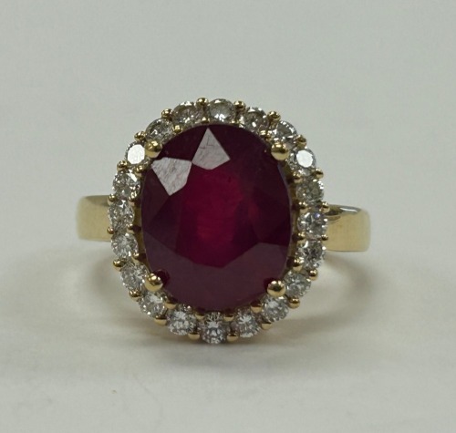 14K Gold Ruby & Diamond (Dayton, NJ)