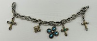 18K Gold & Silver Charm Bracelet (Dayton, NJ)