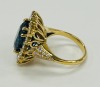 18K Gold Sapphire & Diamond Ring (Dayton, NJ) - 2