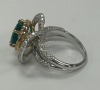 18K Gold Emerald & Diamond Ring (Dayton, NJ) - 2