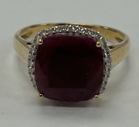 14K Gold Ruby & Diamond Ring (Dayton, NJ)