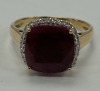 14K Gold Ruby & Diamond Ring (Dayton, NJ)