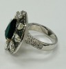 18K Gold Emerald & Diamond Ring (Dayton, NJ) - 2