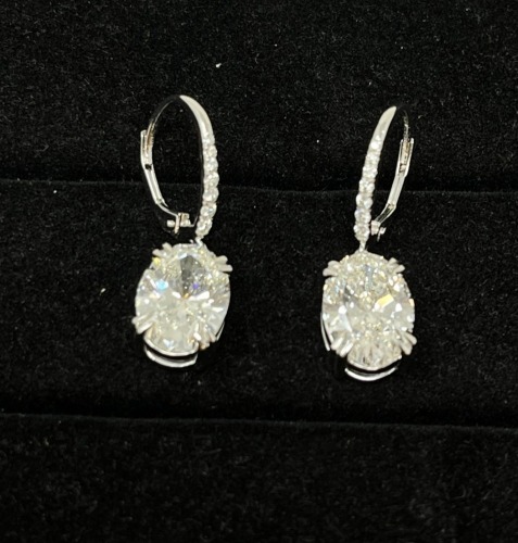 Platinum & Diamond Earrings (Dayton, NJ)