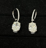 Platinum & Diamond Earrings (Dayton, NJ)