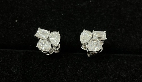 18K Gold & Diamond Earrings (Dayton, NJ)