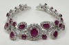 18K Gold Ruby & Diamond Bracelet (Dayton, NJ)