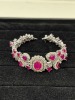 18K Gold Ruby & Diamond Bracelet (Dayton, NJ) - 5