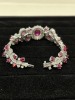 18K Gold Ruby & Diamond Bracelet (Dayton, NJ) - 7