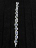 18K Gold Sapphire & Diamond Bracelet (Dayton, NJ) - 2