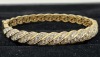 14K Gold & Diamond Bangle Bracelet (Dayton, NJ)