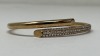 14K Gold & Diamond Bangle Bracelet (Dayton, NJ)