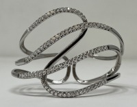 18K Gold & Diamond Cuff Bracelet (Dayton, NJ)