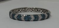 18K Gold & Diamond Bangle Bracelet (Dayton, NJ)