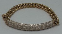 18K Gold & Diamond "ID" Bracelet (Dayton, NJ)