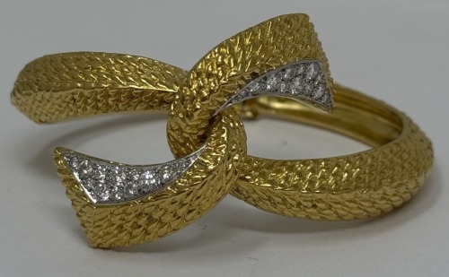 18K Gold & Platinum Diamond Bracelet (Dayton, NJ)