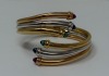 18K Tri-Gold Bangle Bracelet (Dayton, NJ)