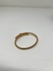 18K Gold & Diamond Bangle Bracelet (Dayton, NJ) - 5