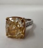18K Gold & 11+ ct. Diamond Ring (Dayton, NJ) - 3