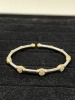 (2) 14K Gold & Diamond Cuff Bracelets (Dayton, NJ) - 2