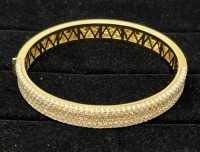 18K Michael M. Gold & Diamond Bangle Bracelet (Dayton, NJ)