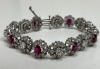 Platinum Ruby & Diamond Bracelet (Dayton, NJ)