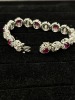 Platinum Ruby & Diamond Bracelet (Dayton, NJ) - 6
