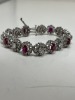Platinum Ruby & Diamond Bracelet (Dayton, NJ) - 7