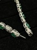 18K Gold Emerald & Diamond Bracelet (Dayton, NJ) - 5