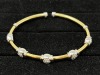 18K Gold & Diamond Bangle Bracelet (Dayton, NJ)