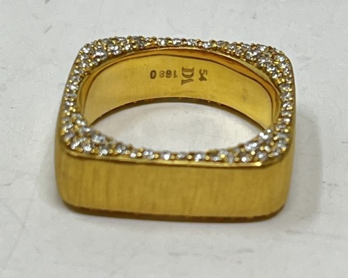 18K Gold & Diamond Bangle Bracelet (Dayton, NJ)