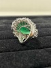 18K Gold Emeald & Diamond Ring (Dayton, NJ) - 4