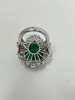 18K Gold Emeald & Diamond Ring (Dayton, NJ) - 5