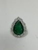 18K Gold Emeald & Diamond Ring (Dayton, NJ) - 6