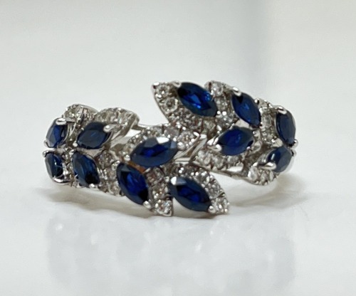 14K Gold Effy Sapphire & Diamond Ring (Dayton, NJ)
