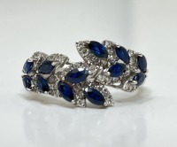 14K Gold Effy Sapphire & Diamond Ring (Dayton, NJ)