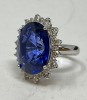 18K Gold Sapphire & Diamond Ring (Dayton, NJ)