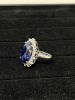 18K Gold Sapphire & Diamond Ring (Dayton, NJ) - 4
