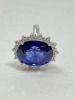 18K Gold Sapphire & Diamond Ring (Dayton, NJ) - 8