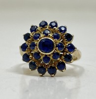 14K Gold Sapphire & Diamond Ring (Dayton, NJ)