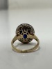 14K Gold Sapphire & Diamond Ring (Dayton, NJ) - 7