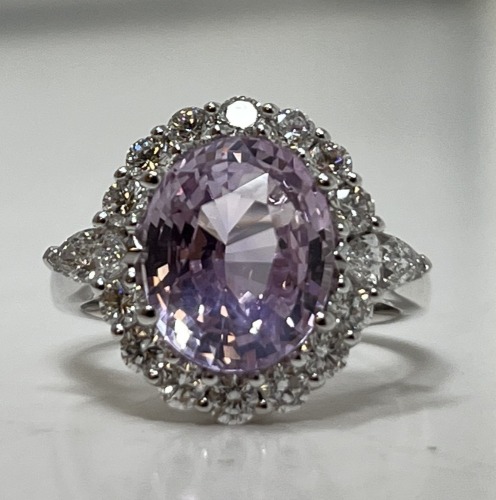 18K Gold Sapphire & Diamond Ring (Dayton, NJ)