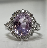 18K Gold Sapphire & Diamond Ring (Dayton, NJ)