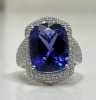 14K Gold Tanzanite & Diamond Ring (Dayton, NJ)